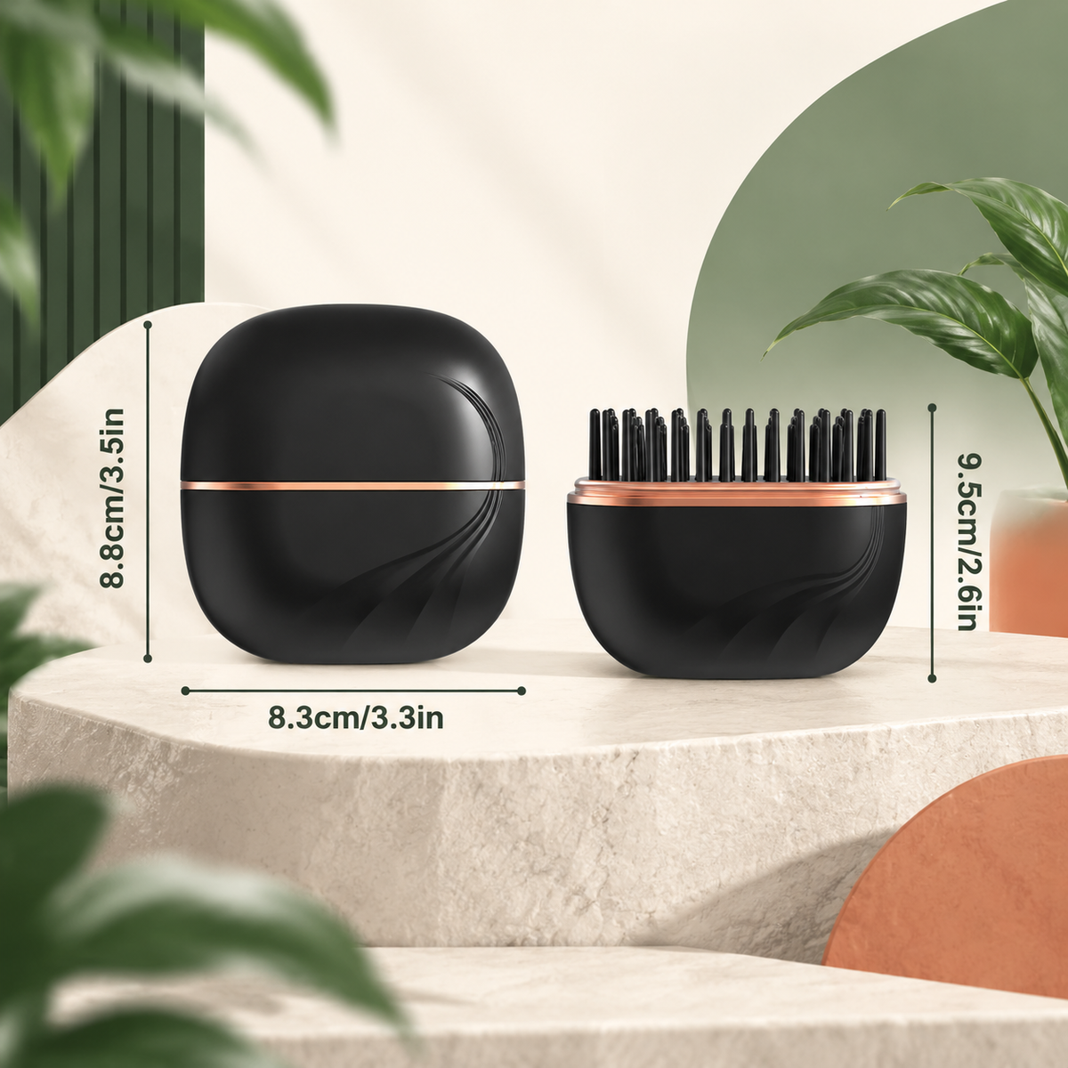 Mini Wireless Hair Straightening Comb 💚