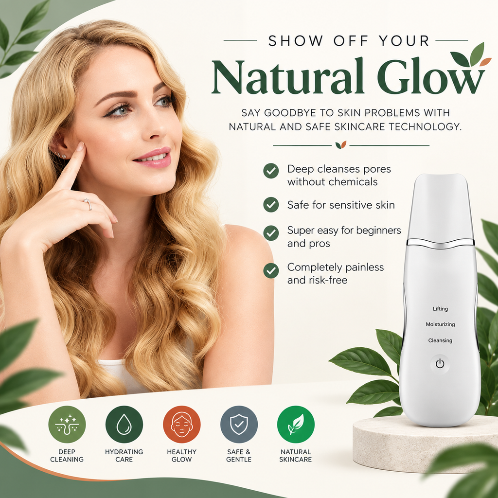 Ultrasonic Skin Scrubber 💚