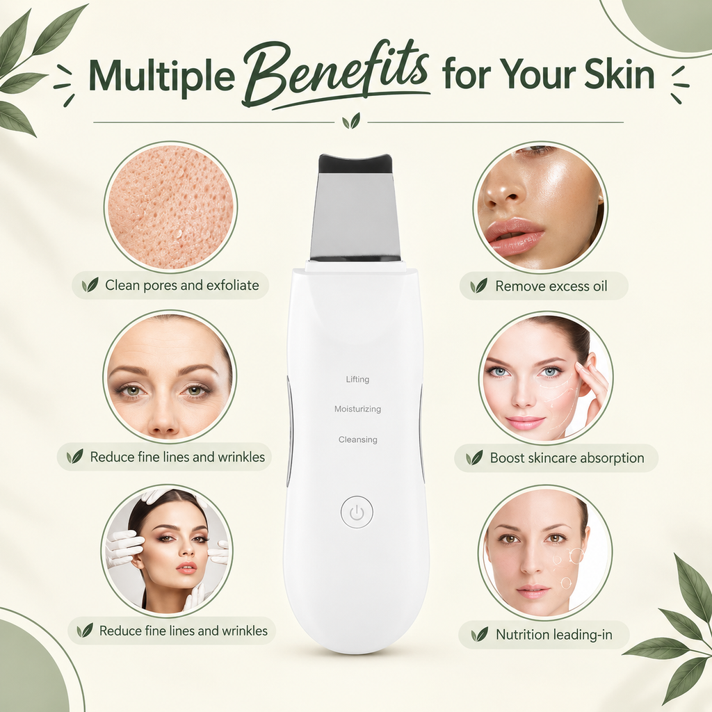 Ultrasonic Skin Scrubber 💚