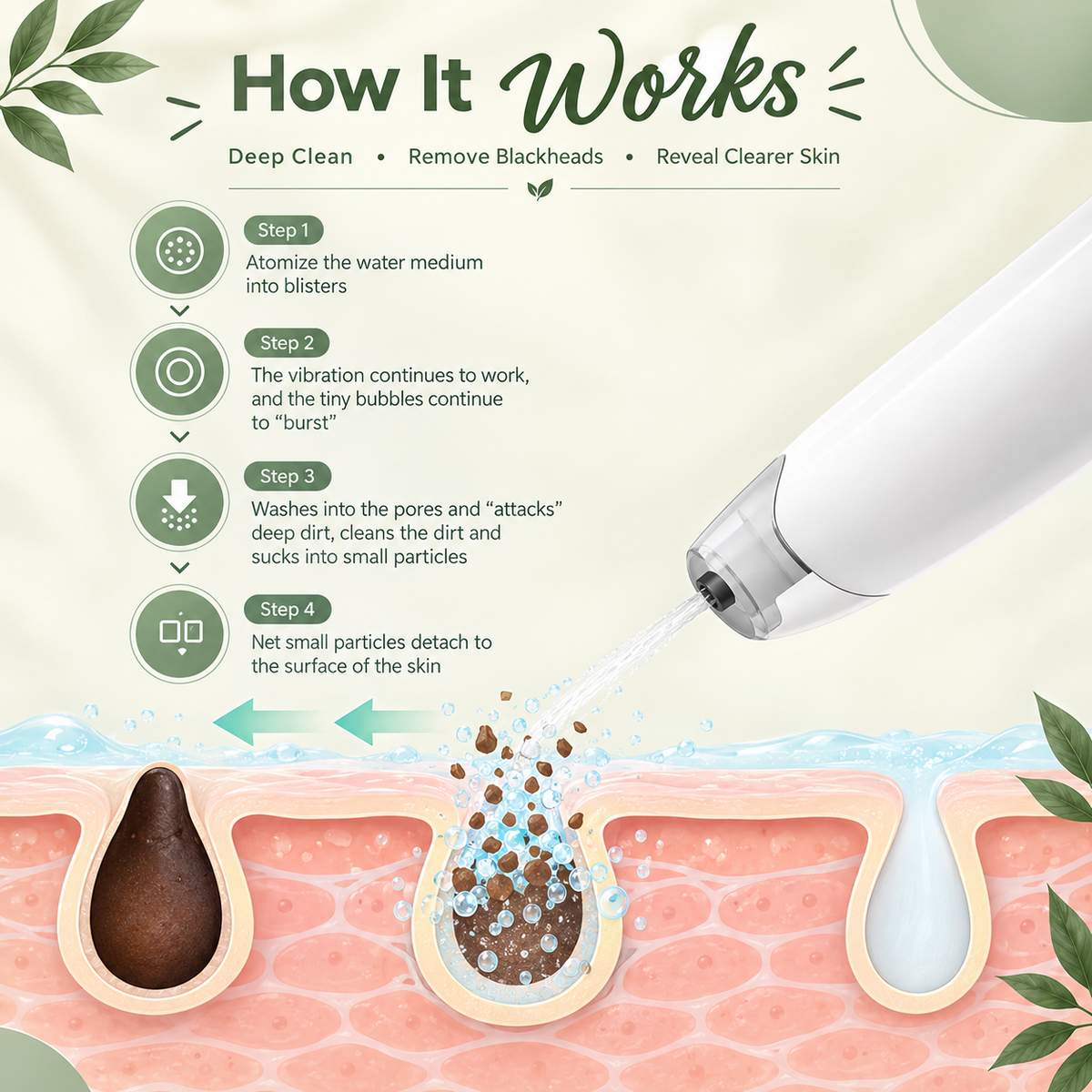 Ultrasonic Skin Scrubber 💚