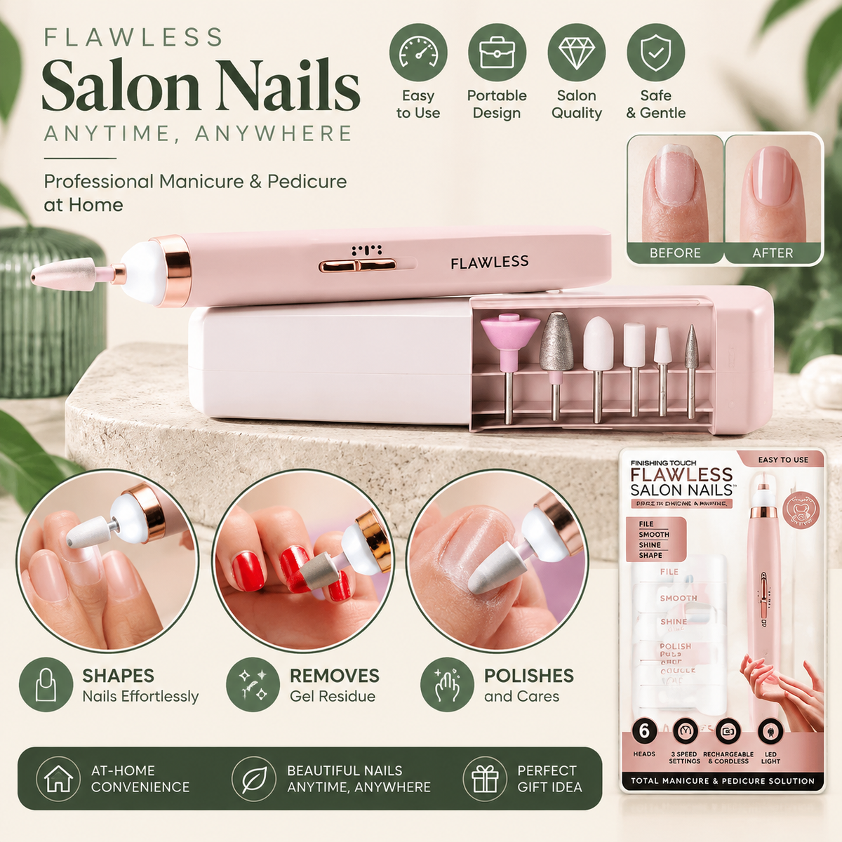 Portable Nail Drill Machine 💚