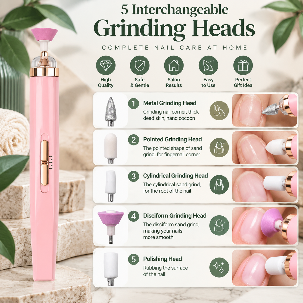 Portable Nail Drill Machine 💚