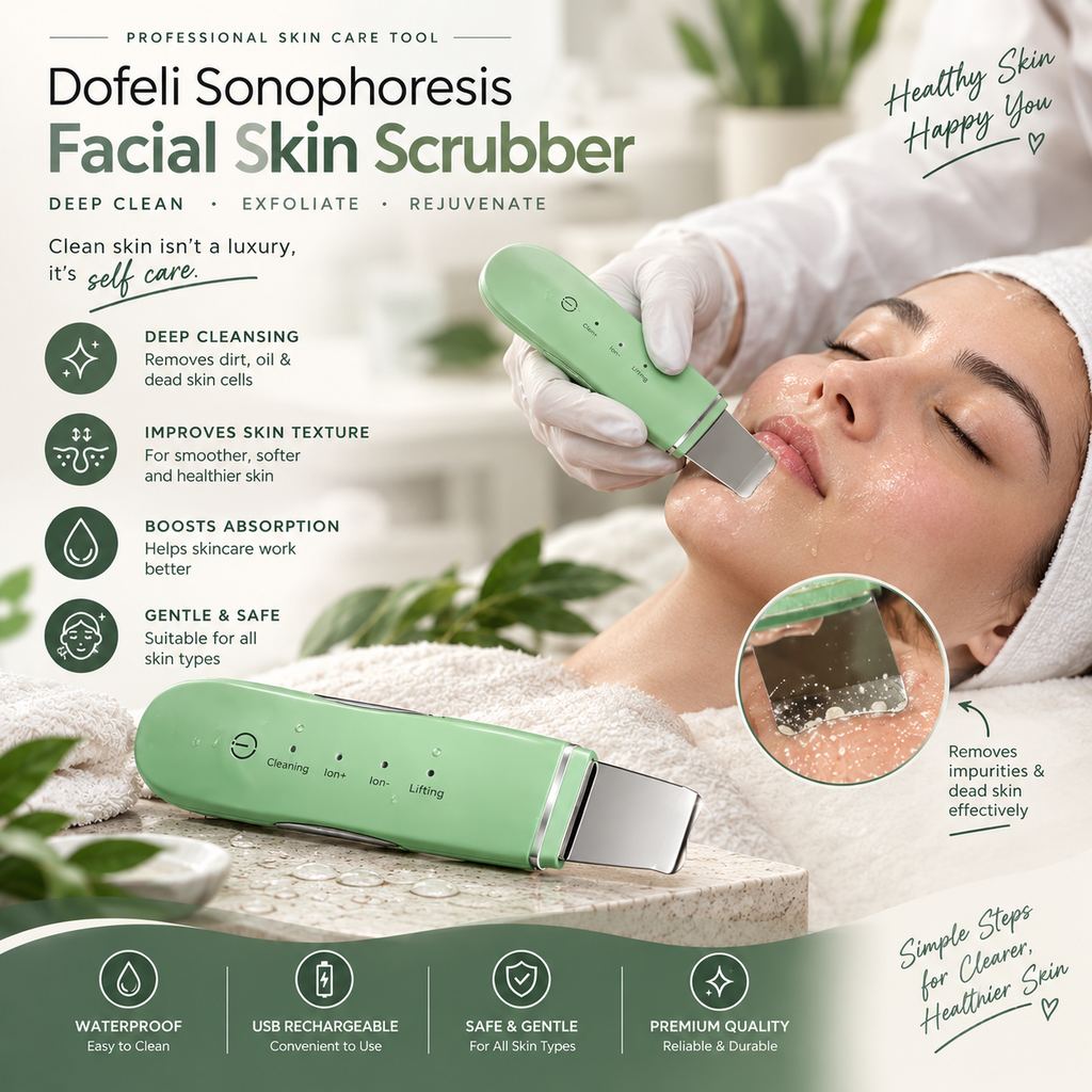 Ultrasonic Skin Scrubber 💚