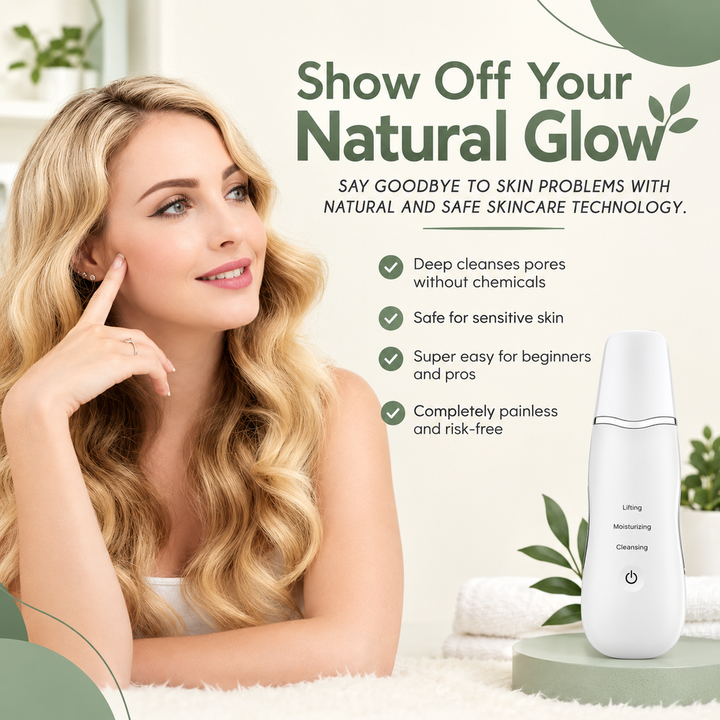 Ultrasonic Skin Scrubber 💚