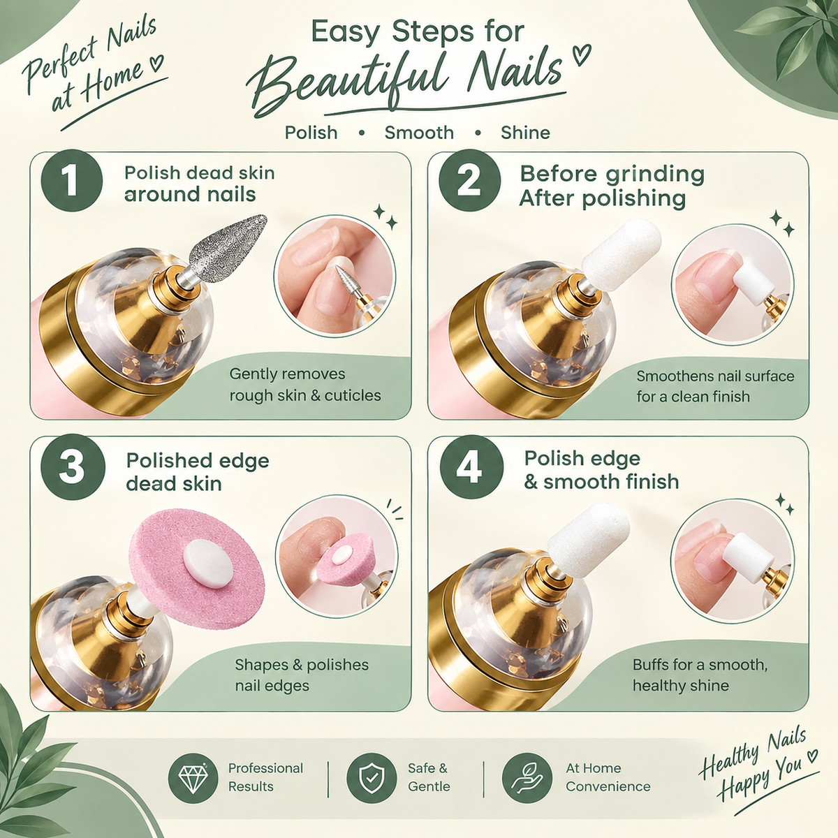 Portable Nail Drill Machine 💚