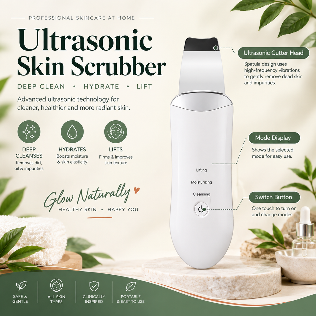 Ultrasonic Skin Scrubber 💚