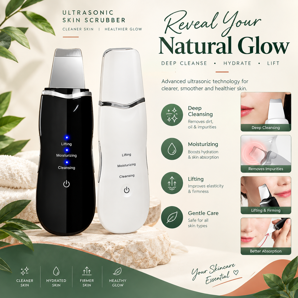 Ultrasonic Skin Scrubber 💚