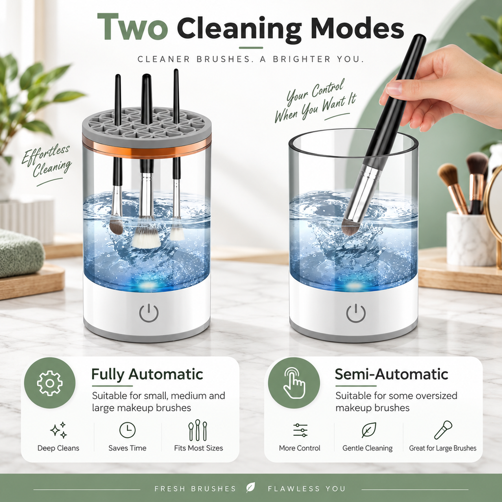 Electric Makeup Brush Cleaner 💚