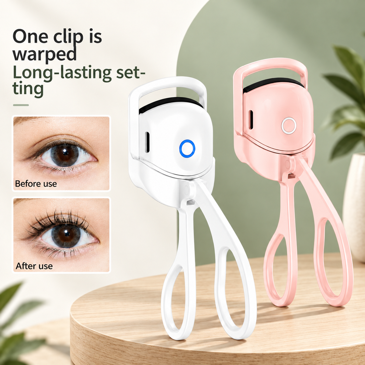 Electric Heated Eyelash Curler Rechargeable Lash Curler ❤︎