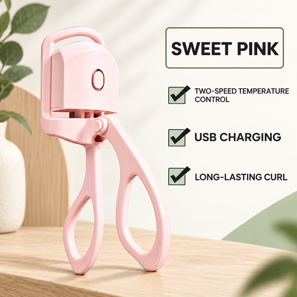 Electric Heated Eyelash Curler Rechargeable Lash Curler ❤︎