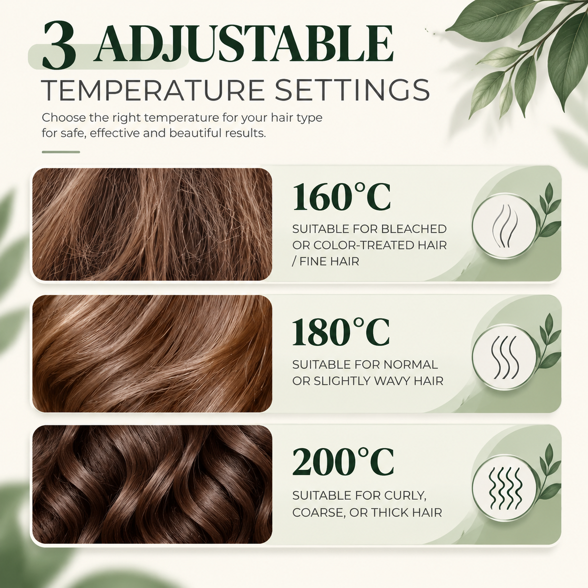 Mini Wireless Hair Straightening Comb 💚