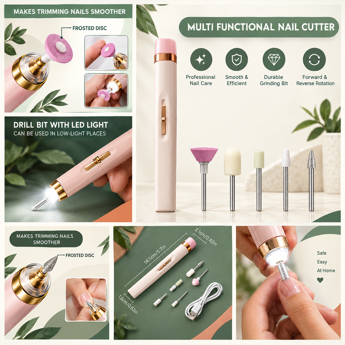 Portable Nail Drill Machine 💚