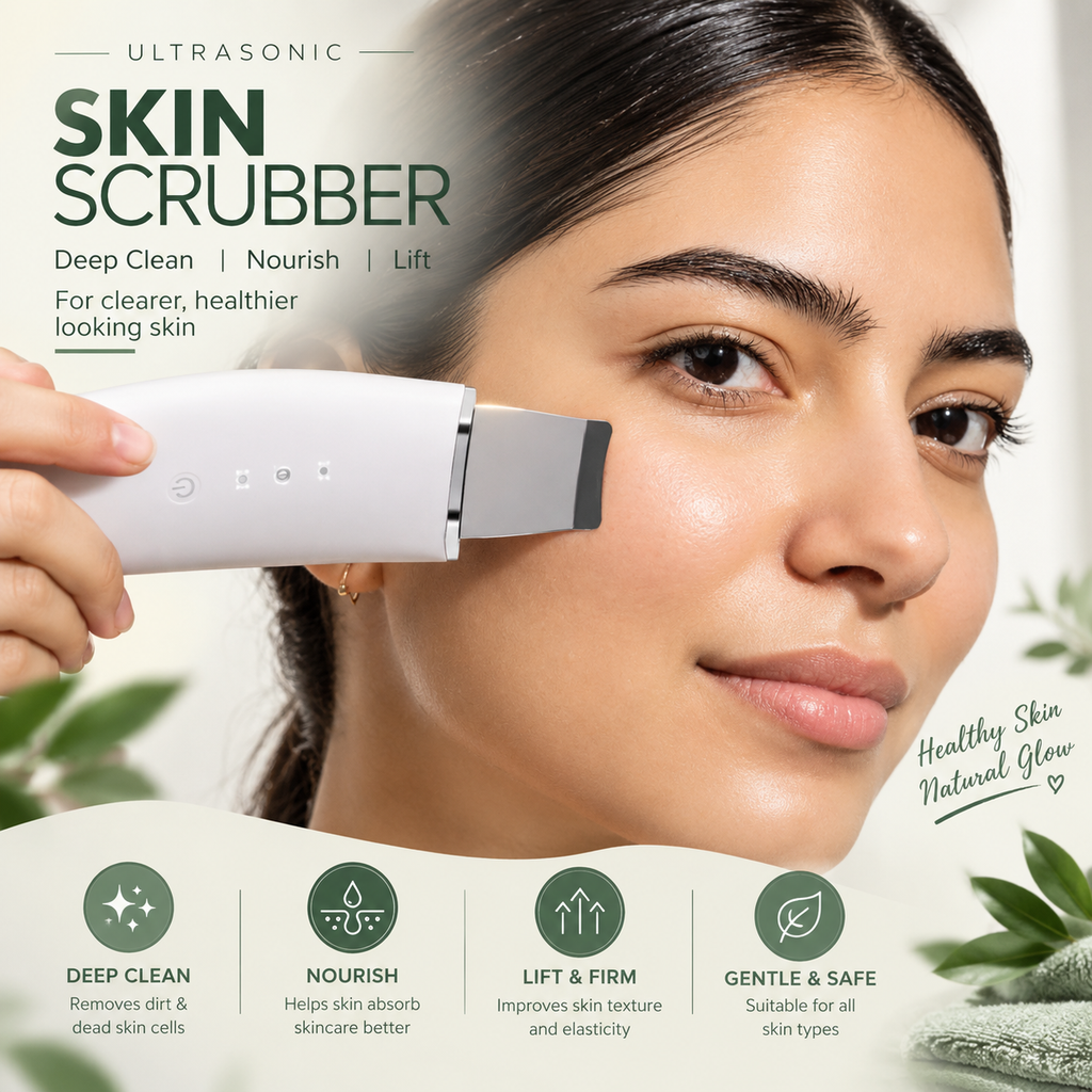 Ultrasonic Skin Scrubber 💚
